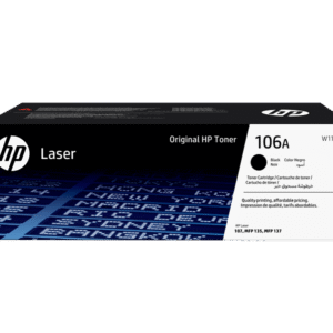 Cartouche de toner laser authentique HP 106A, noir (W1106A)