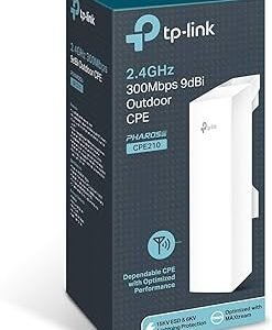 TP-Link CPE210 Station CPE WiFi Extérieure 2.4 GHz 300 Mbps 9 dBi (antenne intégrée)