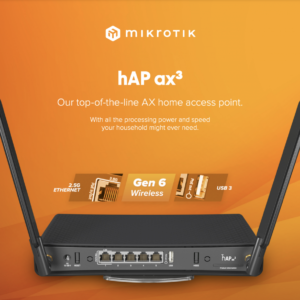 Mikrotik hap ax³ (C53UiG+5HPaxD2HPaxD)