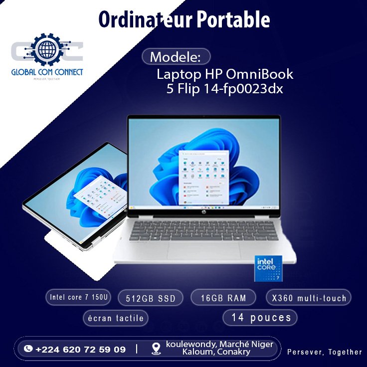 Laptop HP OmniBook 5 Flip 14-fp0023dx