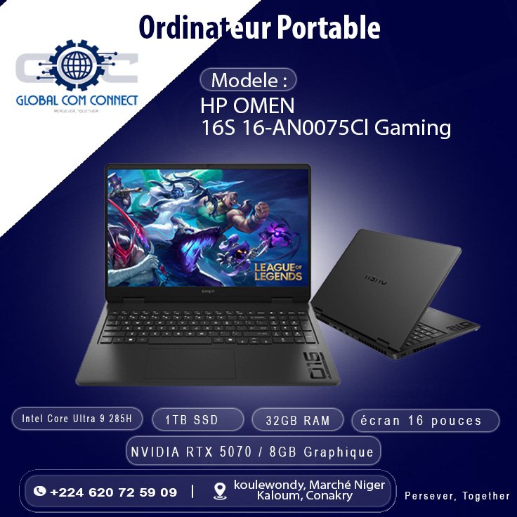 HP OMEN 16S 16-AN0075Cl Gaming