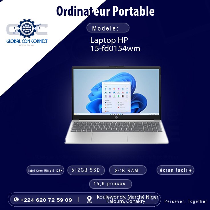 Laptop HP 15-fd0154wm