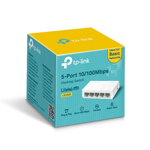 Switch de bureau 5 ports 10/100 Mbps LS1005