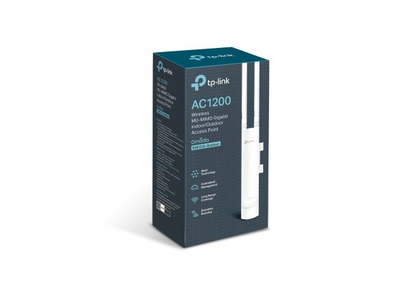TP-Link EAP225 Outdoor Point d'accès WiFi Mesh AC1200 MU-MIMO Gigabit Extérieur (IP65)