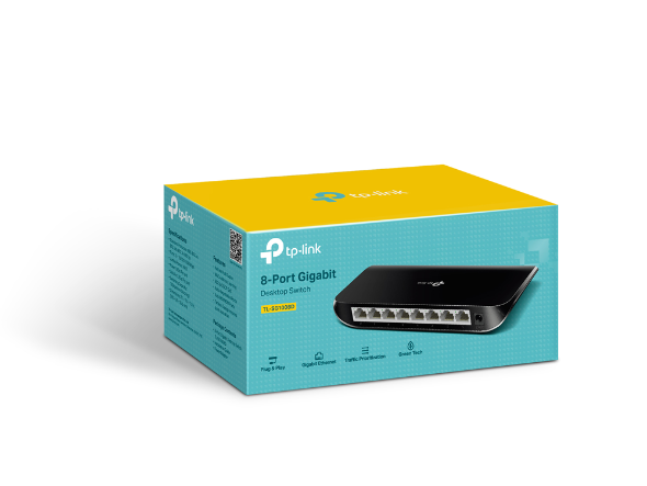 TP-LINK TL-SG1008D Switch de bureau 8 ports Gigabit