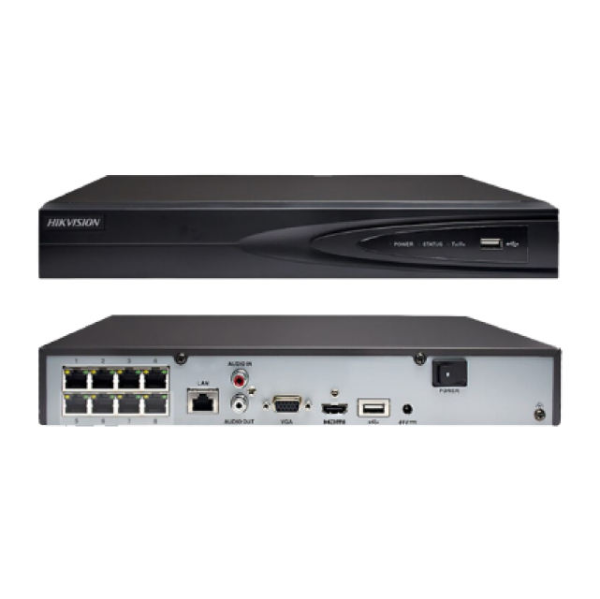 HIKVision NVR 8 Chaine POE 4MP DS-7608NI-Q1/8P(D)